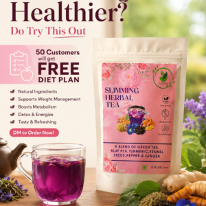 slimming herbal tea – natural wellness blend (100g)
